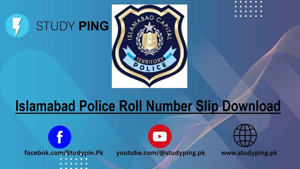 Islamabad Police Roll Number Slip 2022 Download